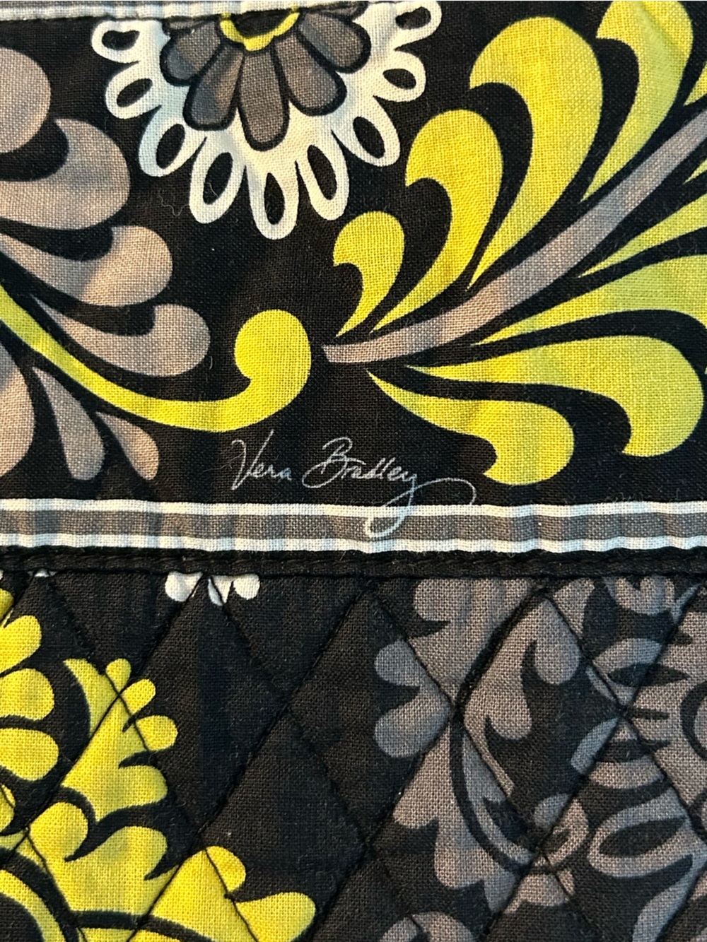 Vera Bradley Baroque Paisley Shoulder Tote Bag w/Toggle EUC Casual Cottagecore - Picture 11 of 15